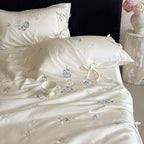 Hydrangea Whisper Summer Quilted Blanket