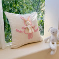 Candy Bow Bunny Plush Cushion