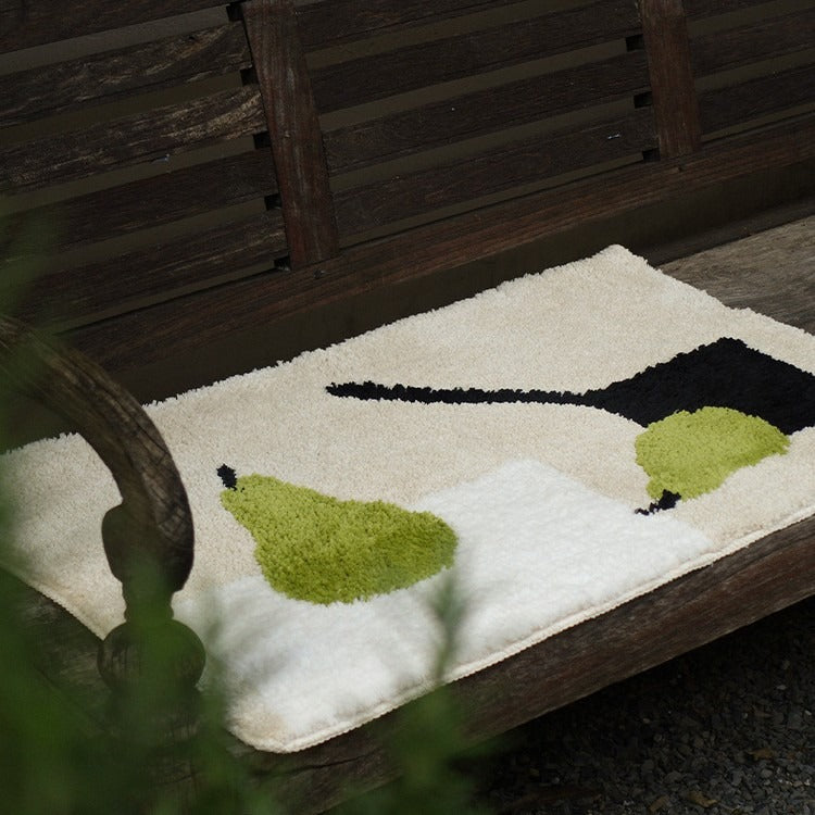 Green Pear Bath Mat