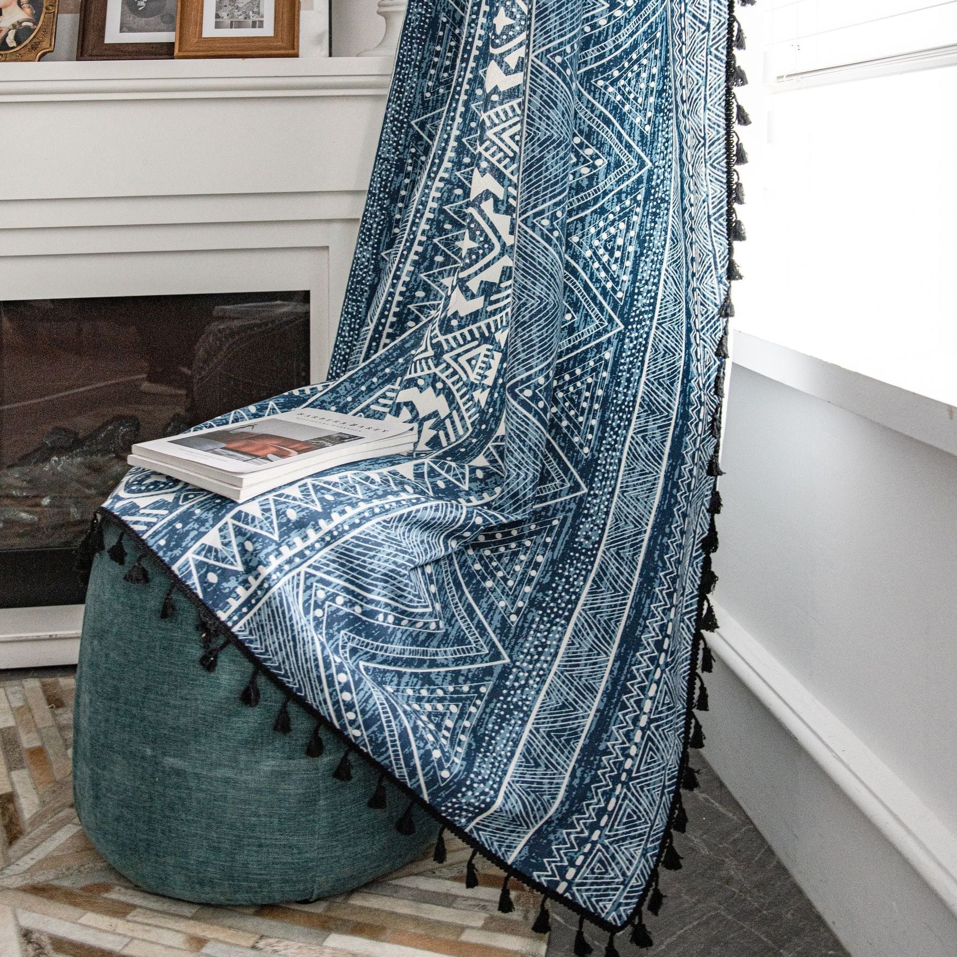 Ocean Tribe Tassel Curtain