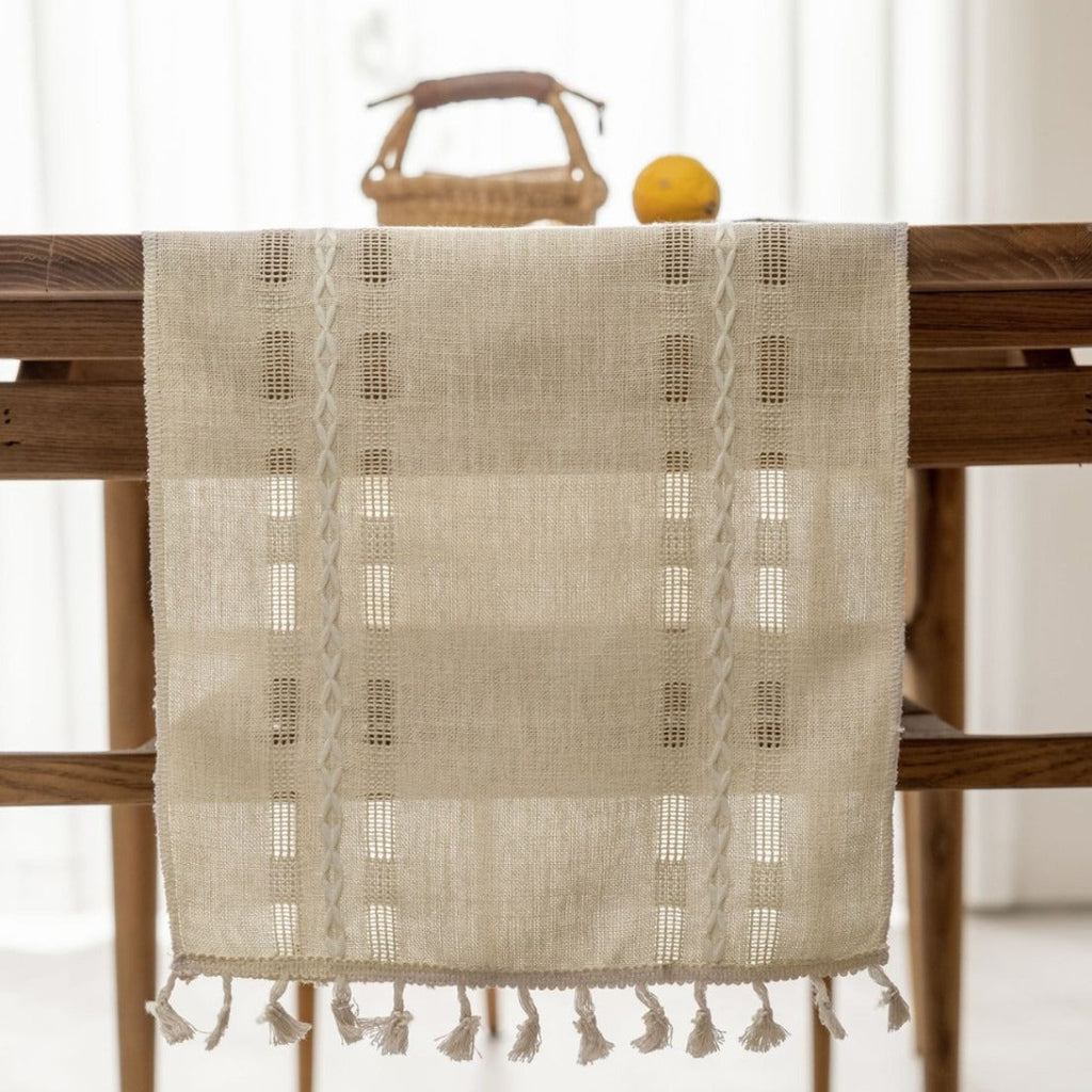Rustic Openwork Table Runner