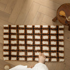 Retro Warm Toes Bath Mat