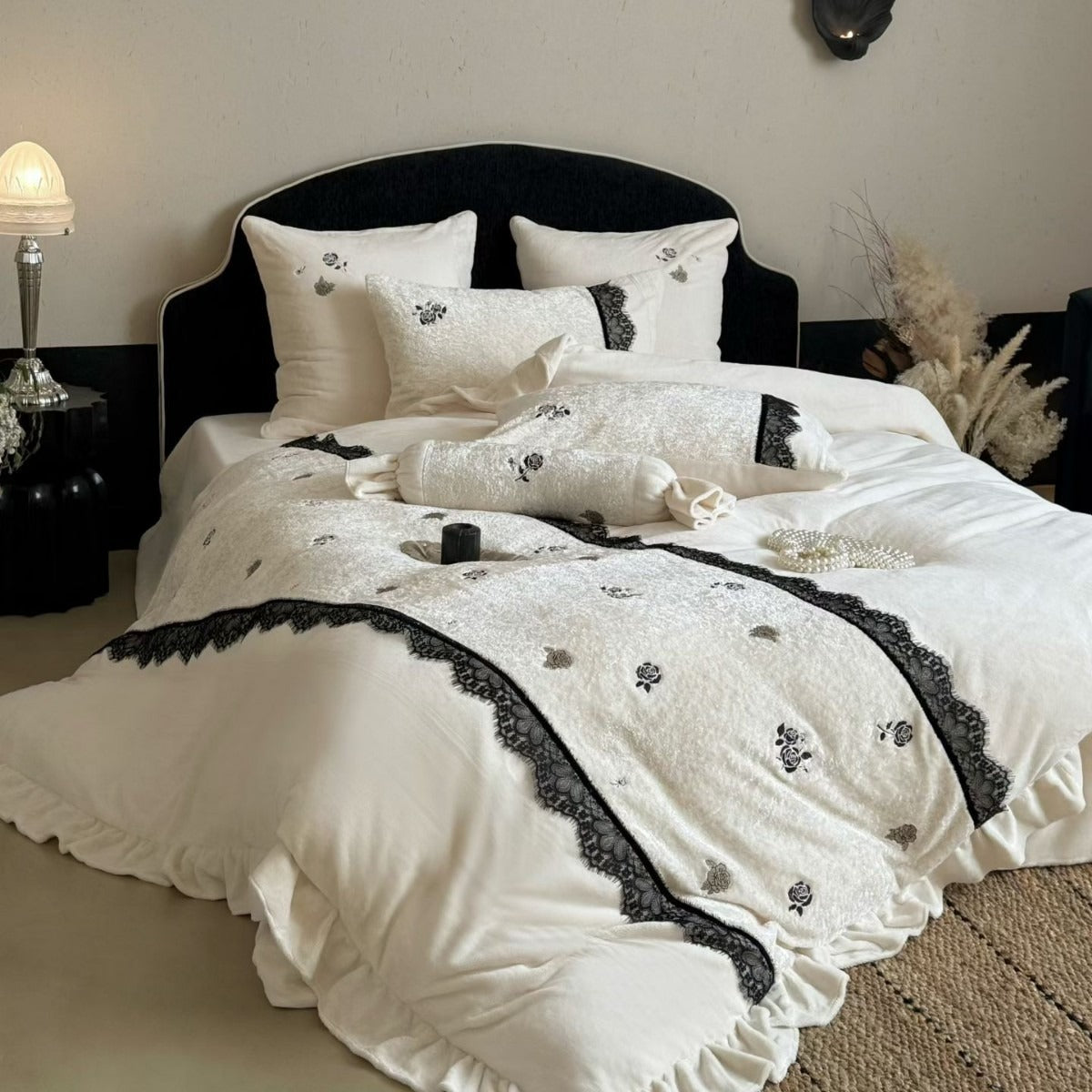 Midnight Rose Bedding Set