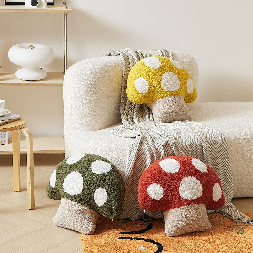Dotty Mushroom Cushion