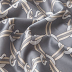 Alaric Chain Printed Luxury Egyptian Cotton Bedding Set