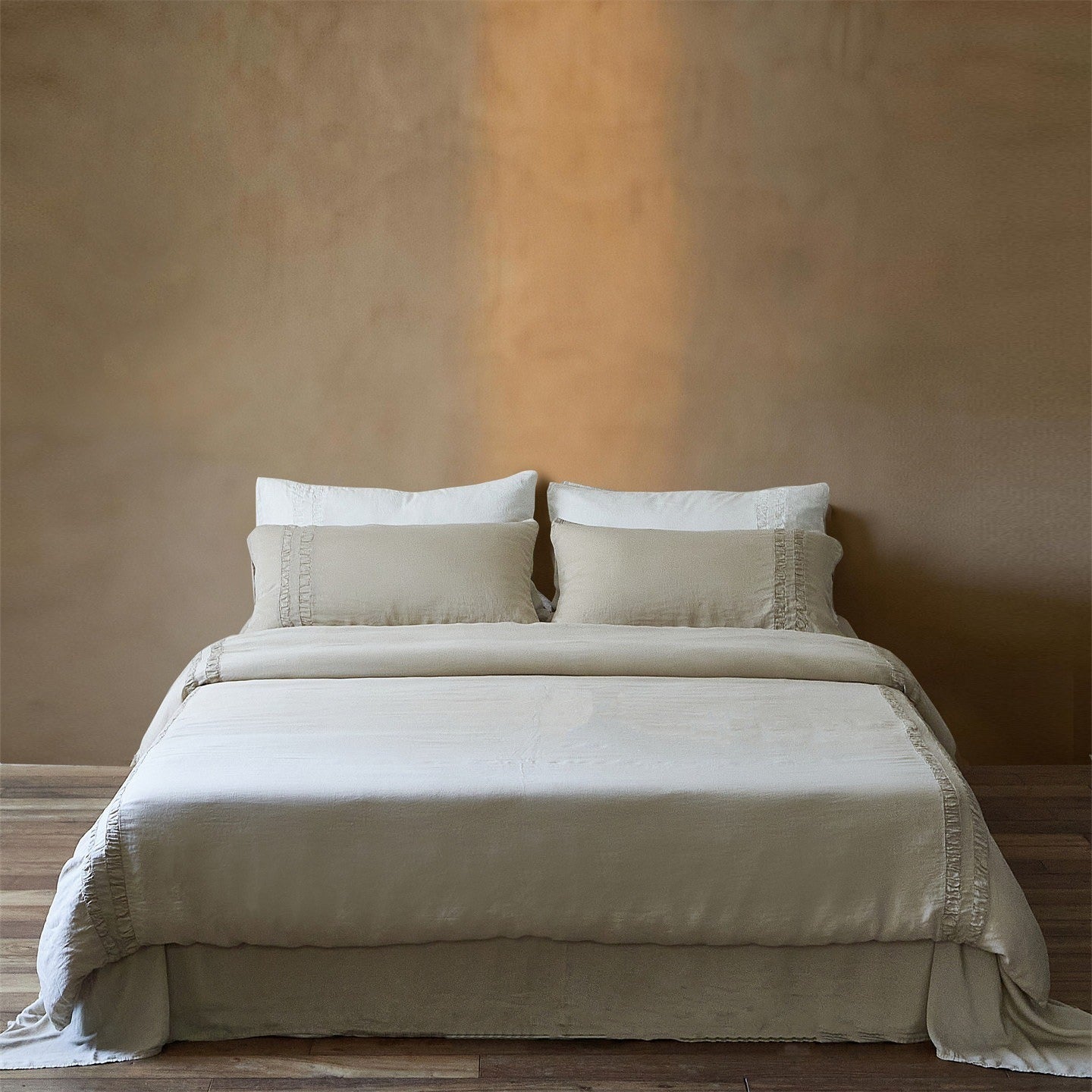 Cottage Ruched Bedding Set