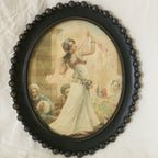 Antique Beaded Wall Photo Frame