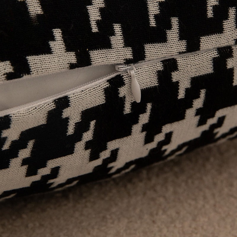 Classic Houndstooth Cushion - FINAL SALE