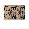 Beige Tiger Stripe Rug