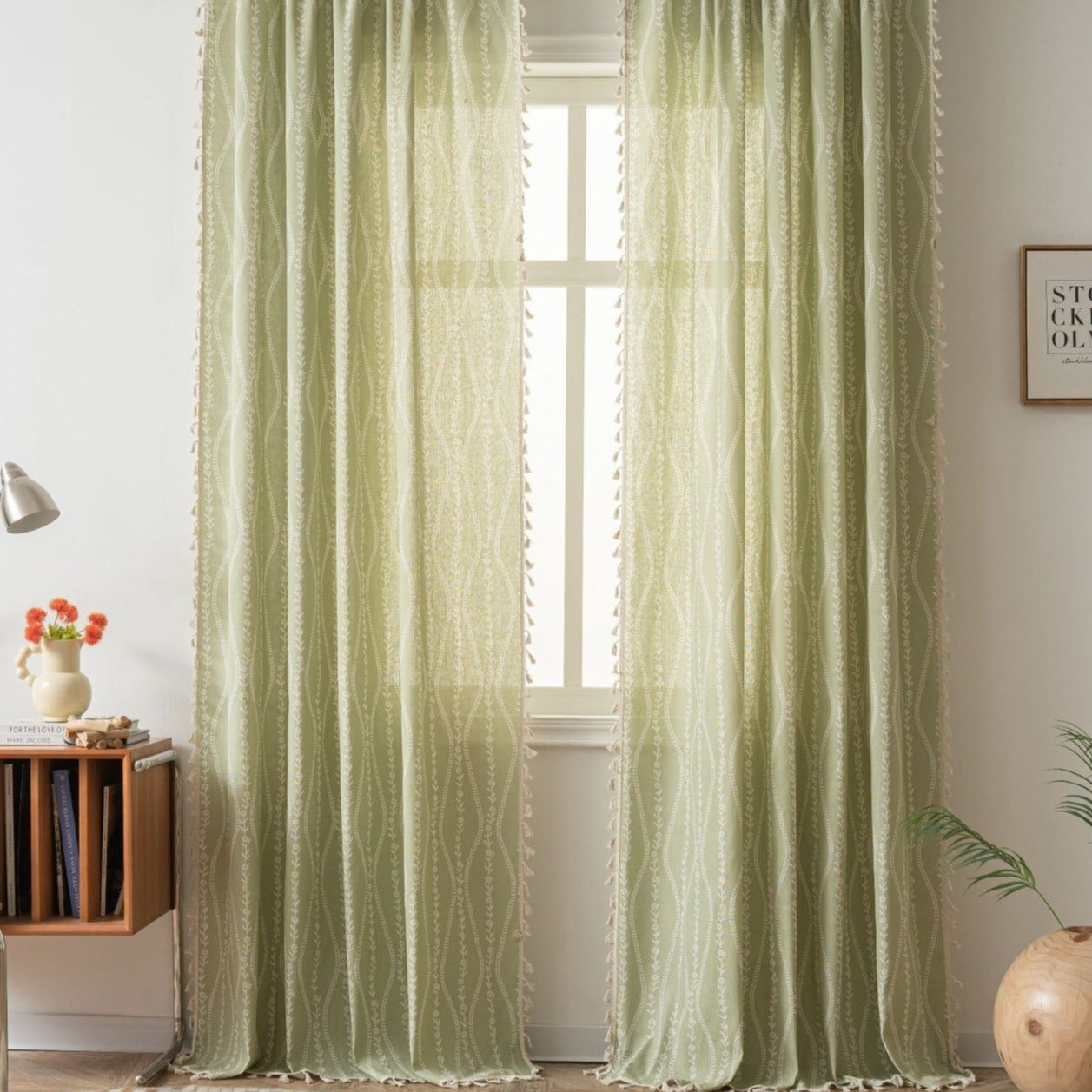 Vine Wave Tassel Curtain
