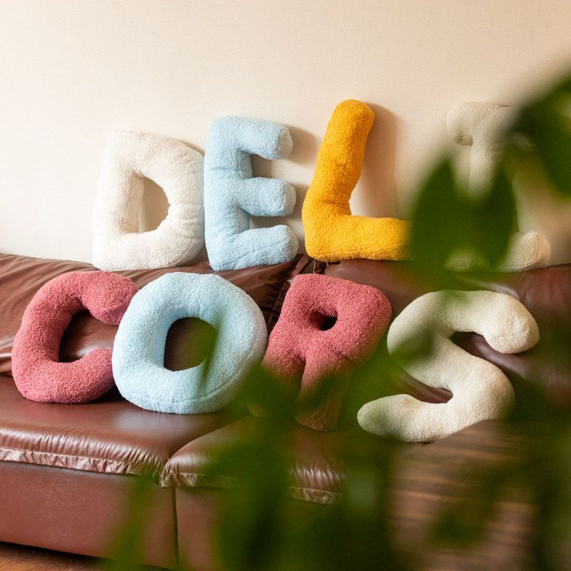 Line-Up Letter Cushion Collection