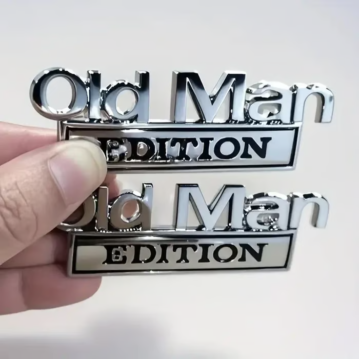New Year Hot Sale  - Special Offer -🚗 Old Man Edition Car Emblem