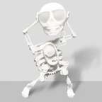 Dancing and Swinging 3D Skull Toy 🎉