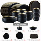 Legacy Black Luxury Dinnerware Set