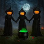 🎃2025 Halloween Sale 🧙‍♀️Lighted Halloween Witch Stakes