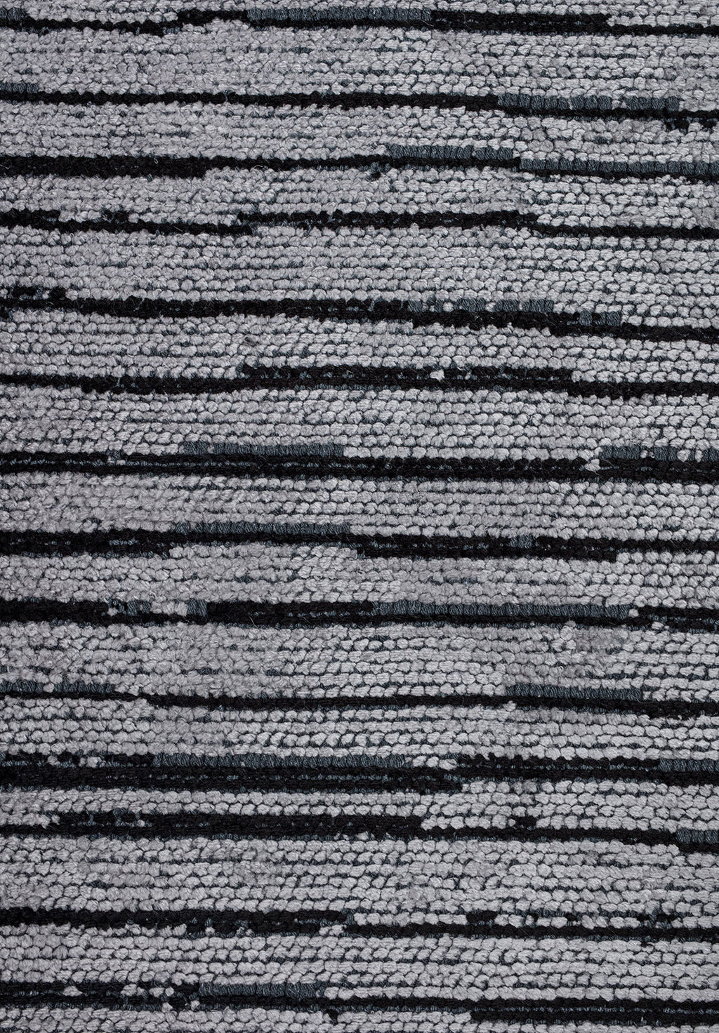 Stripe Black - Light Grey Rug