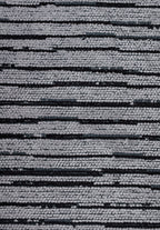 Stripe Black - Light Grey Rug