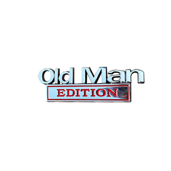 New Year Hot Sale  - Special Offer -🚗 Old Man Edition Car Emblem