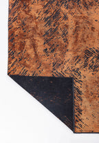 Rustic Terra - Matte Black Rug