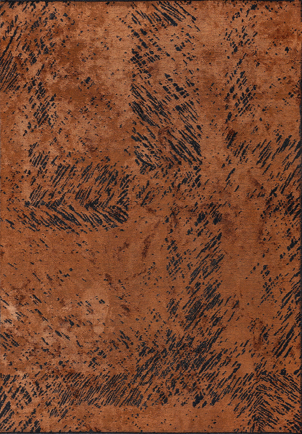 Rustic Terra - Matte Black Rug