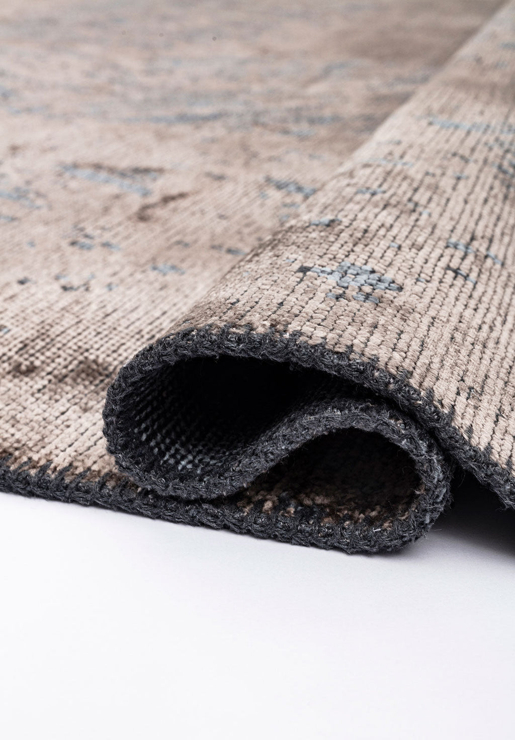 Rustic Nougat - Blue Rug