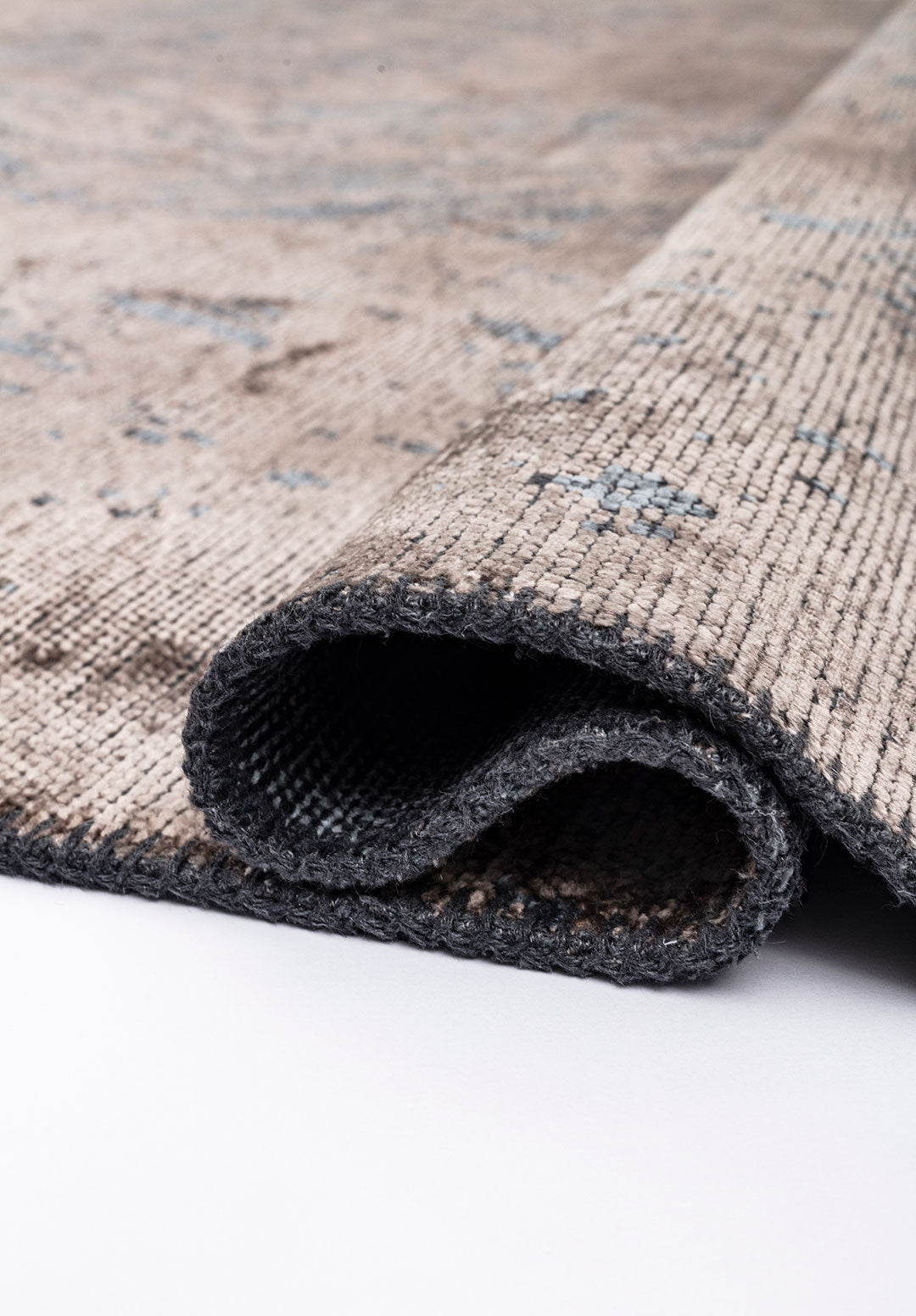 Rustic Nougat - Blue Rug