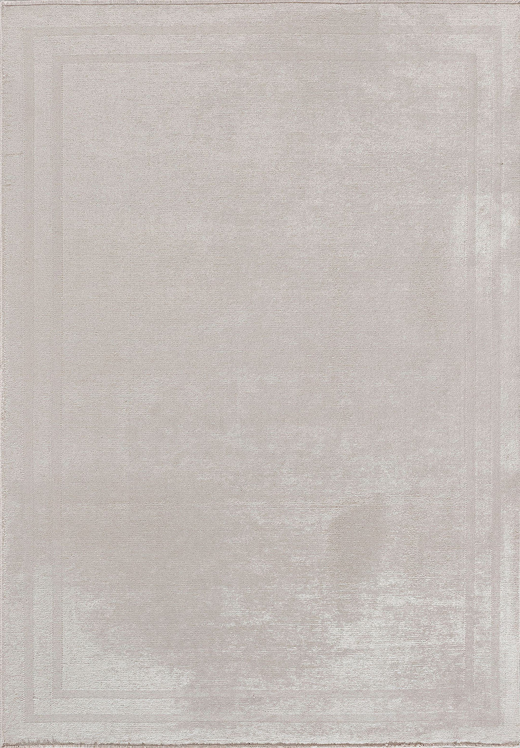 Parallel Border Ecru Rug