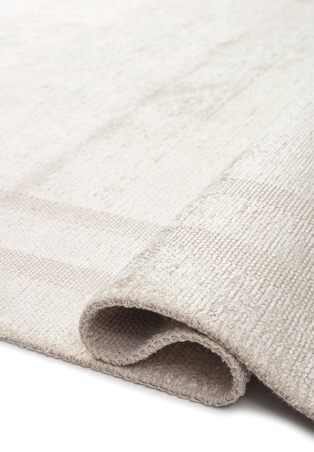 Parallel Border Ecru Rug