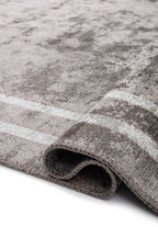 Parallel Border Dark Grey - Light Grey Rug
