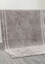 Parallel Border Dark Grey - Light Grey Rug