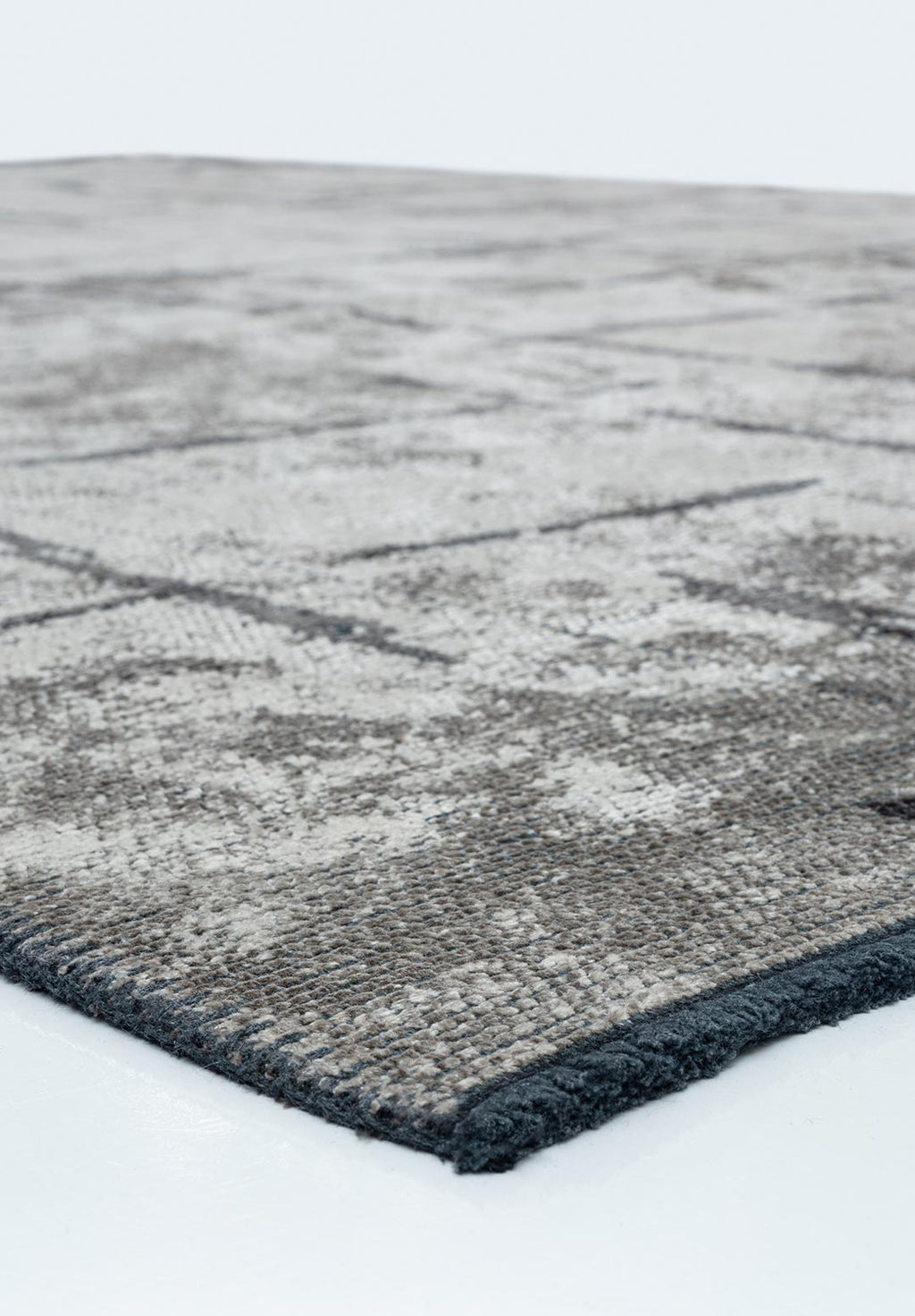 Mark Anthracite - Beige Rug