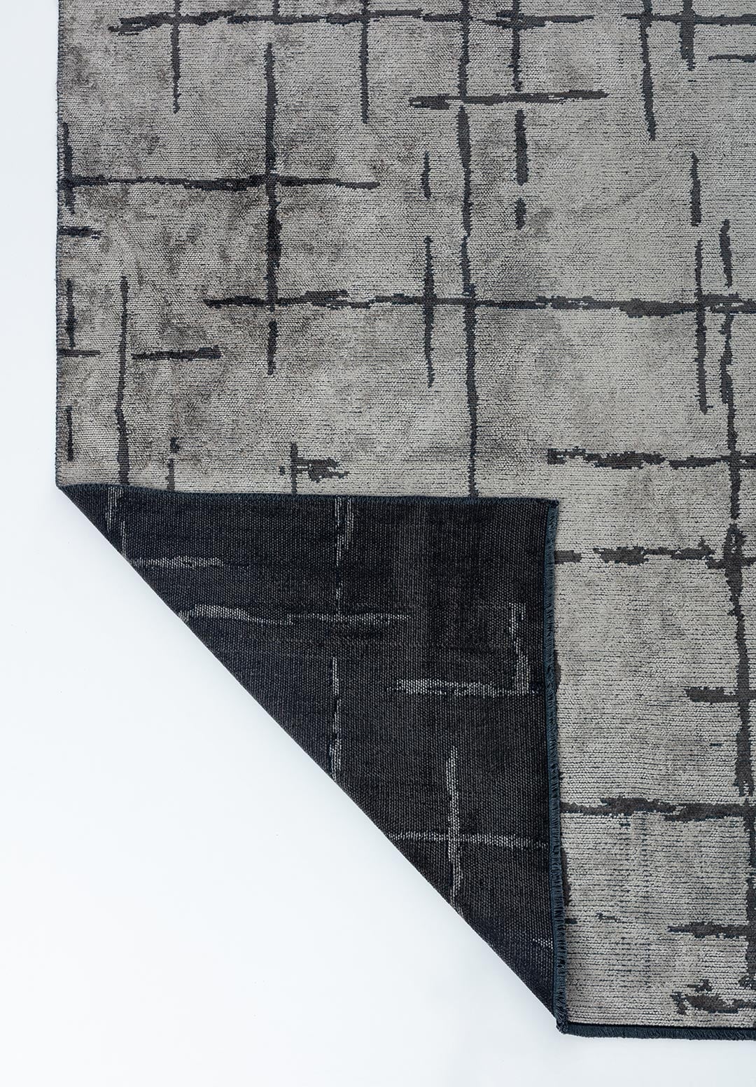 Mark Anthracite - Beige Rug