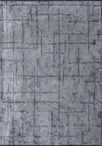Mark Blue - Light Grey Rug