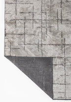 Mark Dark Grey - Cream Rug