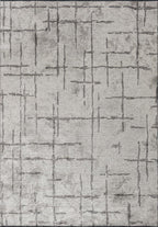 Mark Dark Grey - Cream Rug