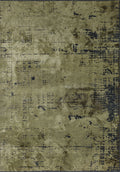 Space Green - Matte Black Rug