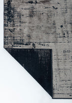 Space Beige - Matte Black Rug
