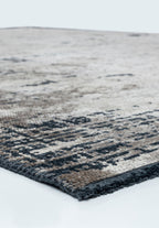 Space Beige - Matte Black Rug