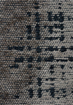 Space Beige - Matte Black Rug