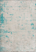 Space White - Turquoise Rug