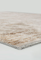 Space White - Dark Beige Rug