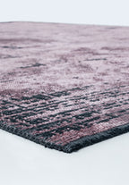 Space Damson - Matte Black Rug