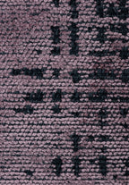 Space Damson - Matte Black Rug
