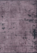 Space Damson - Matte Black Rug