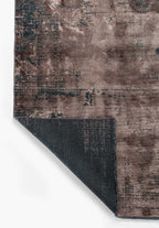 Space Dark Mink - Matte Black Rug