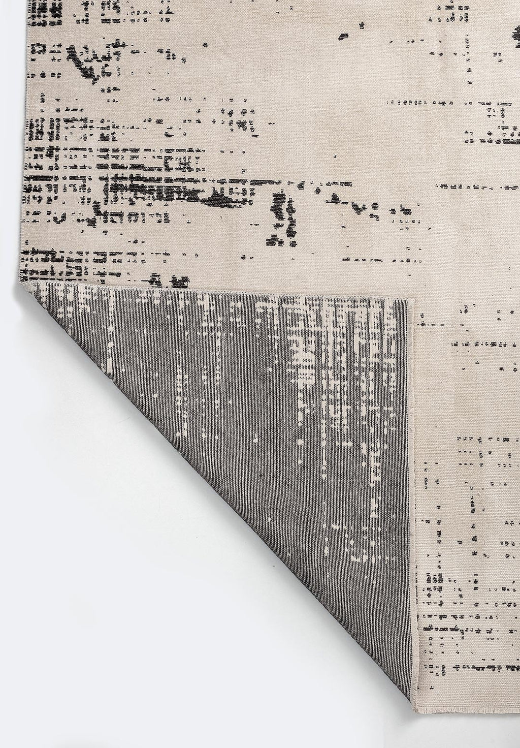 Space Ecru - Charcoal Rug
