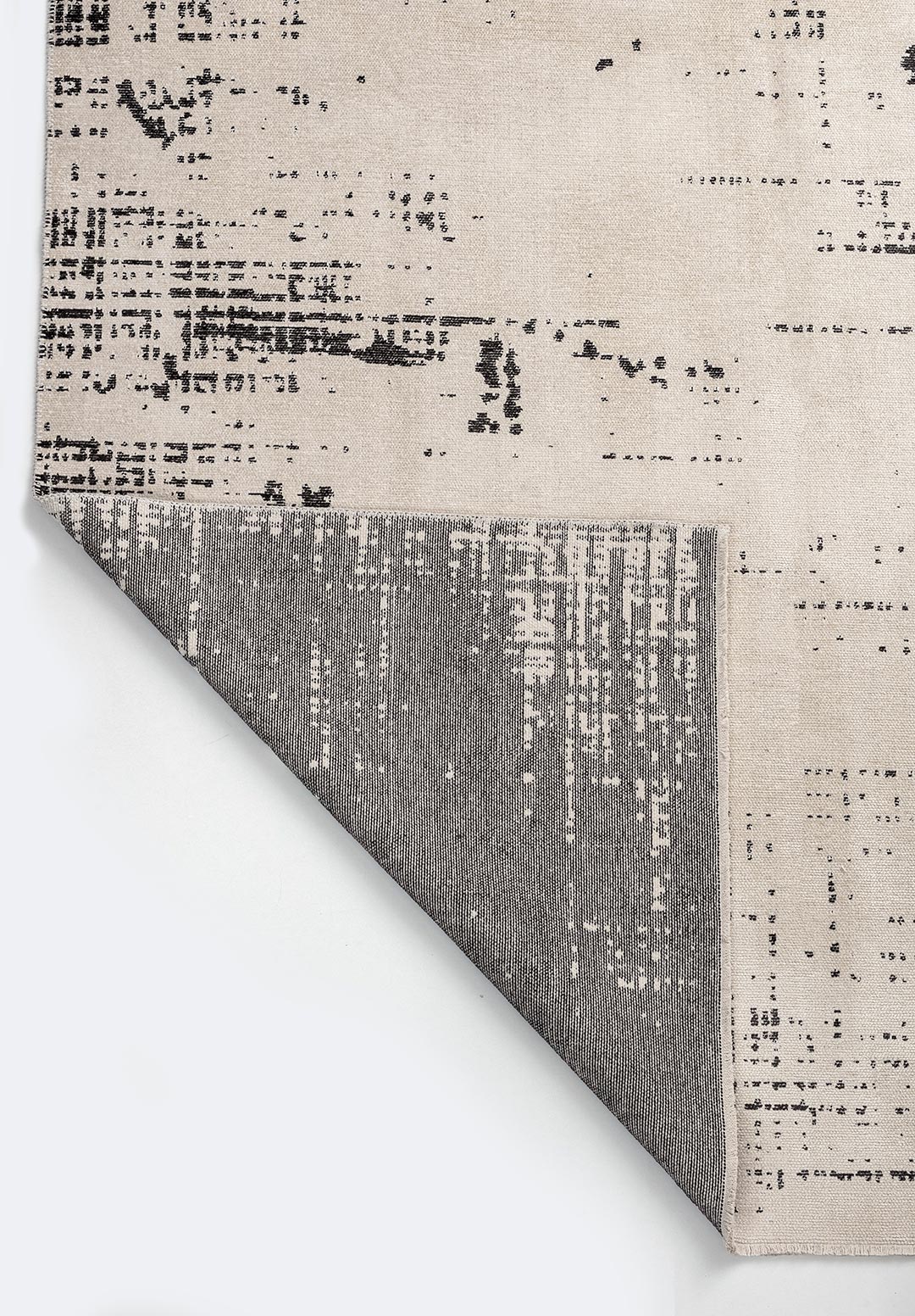 Space Ecru - Charcoal Rug