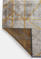 Grid Beige - Mustard Rug
