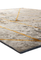 Grid Beige - Mustard Rug