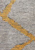 Grid Beige - Mustard Rug
